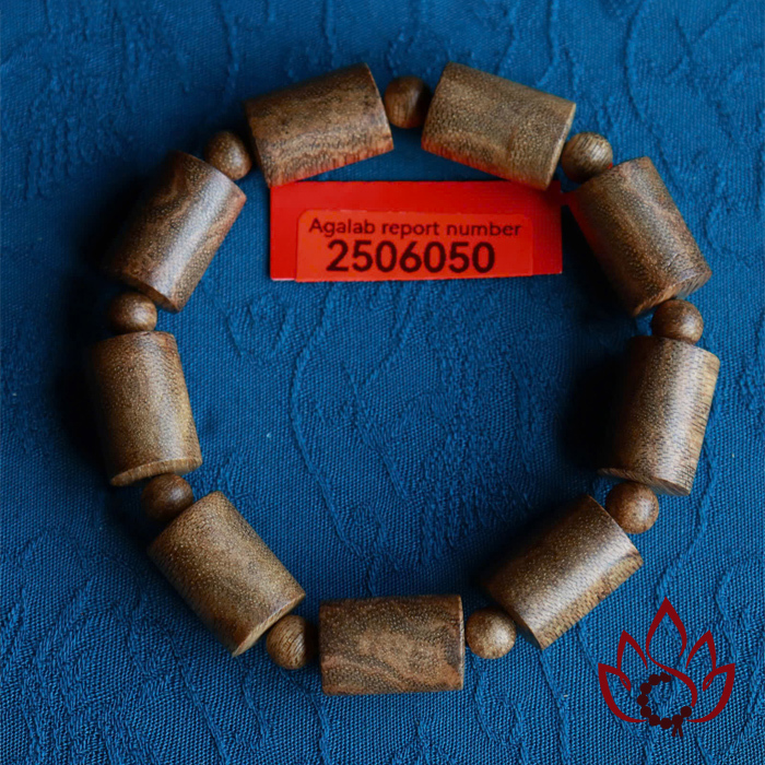 Vòng Trầm Hương Trụ Trúc | 12 Ly | Trầm Tốc Kiến Tự Nhiên Lâu Năm